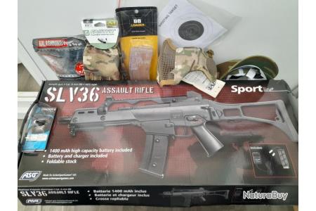 Fusil Airsoft M14 Scout Full Metal Ca