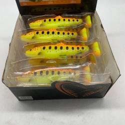 Leurre de pêche souple Savage Gear Craft trout pulsetail 16cm jaune