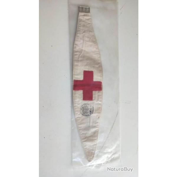 (s2) Brassard de la croix rouge franaise arme franaise mdical WW2 post WW2