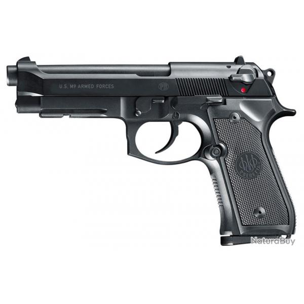 Pistolet  gaz Beretta M9 BBS cal.6 MM Blow back livre avec 100 biles