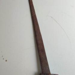 Ancien sabre a identifié medieval militaire 18 ème