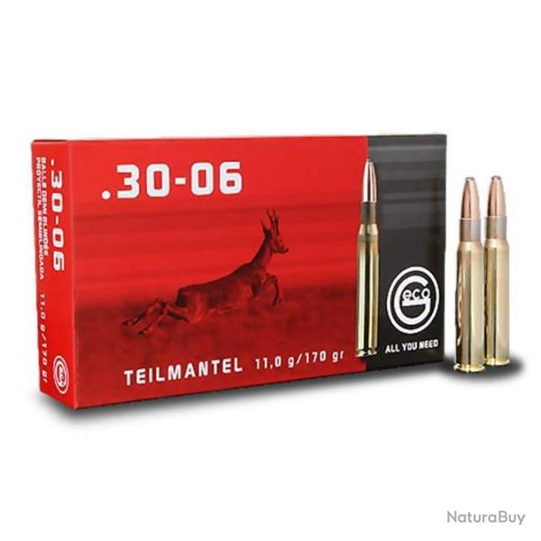 Munitions Geco softpoint Calibre 30-06 170gr-11g x20