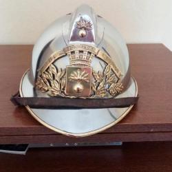 casque de pompier ancien