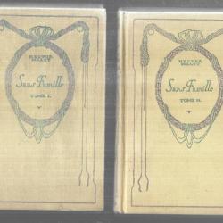 sans famille d'hector malot en deux volumes  collection nelson