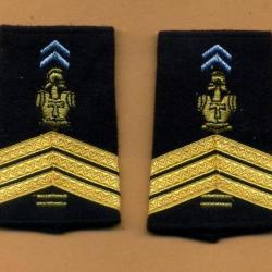 Fourreaux d'épaules des Transmissions - sergent-chef   (2)