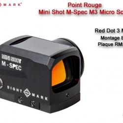 Point Rouge Sightmark Mini Shot M-Spec M3 Micro Solar - 3 MOA