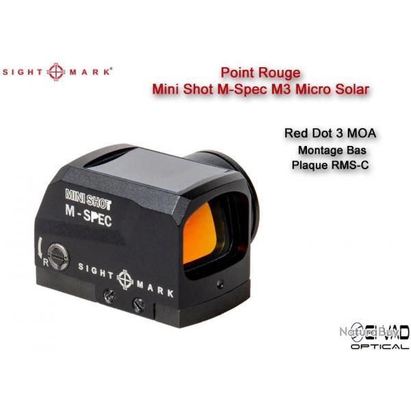 Point Rouge Sightmark Mini Shot M-Spec M3 Micro Solar - 3 MOA