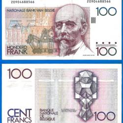 Belgique 100 Francs 1982 A 1994 Hendrik Beyaert Billet Europe Nord Frs Frc Frcs