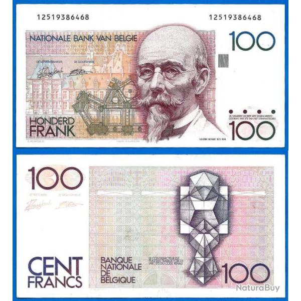 Belgique 100 Francs 1982 A 1994 Hendrik Beyaert Billet Europe Nord Frs Frc Frcs