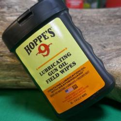50 lingettes lubrifié pour armes de HOPPE'S