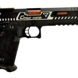 1 EXEMPLAIRE! ARMY ARMAMENT TTI COMBAT MASTER AVEC COMPENSATEUR 2 TONE BLACK ALUMINIUM BROSSE NEUF !
