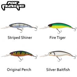 Leurre Fox Rage Slick Stick 90mm DR UV Striped Shiner