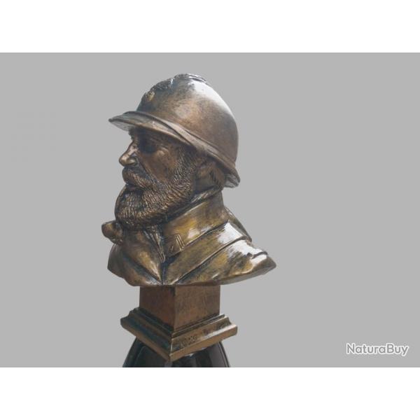 Buste d'un Poilu de la Grande Guerre (Finition Bronze )