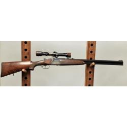 FUSIL CHASSE MIXTE SUPPERPOSÉ 8X57 RS - 12/70 ARTISAN FERLACH HEYM Très bon  Allemagne Categorie C X