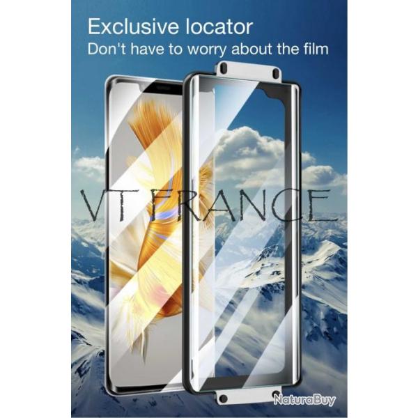 Protection Ecran Verre Trempe + Gabarit pour Samsung, Smartphone: Galaxy S23 Ultra