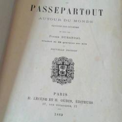 Le second voyage de Passepartout autour du monde par lui même 1889 livre ancien