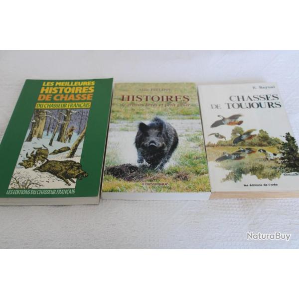 Lot 3 livres histoires de chasse (2)