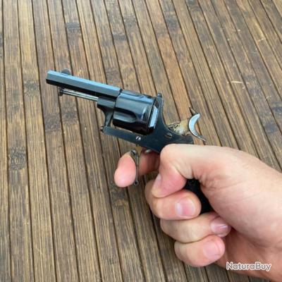 TRÈS BEAU REVOLVER BULLDOG ST ÉTIENNE RPF Rivolier Père & Fils CALIBRE ...