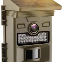 Caméra de Chasse Solaire 32MP 1080P Rechargeable Étanche IP66 26pcs LED Infrarouge 20m