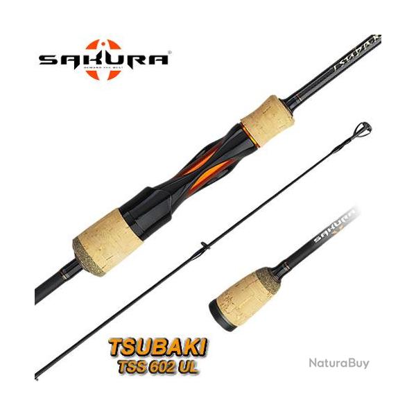 Canne Sakura Tsubaki Spinning TSS 602 UL 1.83m 0.5-5g