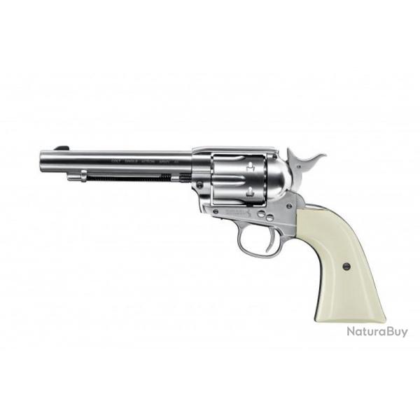 Revolver Colt SA Army 45 5.5'' CO2 4.5mm BBs Nickelé