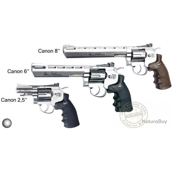 Revolver 4,5 mm CO2 ASG Dan Wesson - Nickel - BB 2.5"