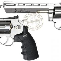 Revolver 4,5 mm CO2 ASG Dan Wesson - Nickelé - Plombs 6"