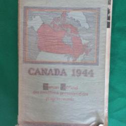 livre canada 1944 manuel officiel des conditions et des progrès présent