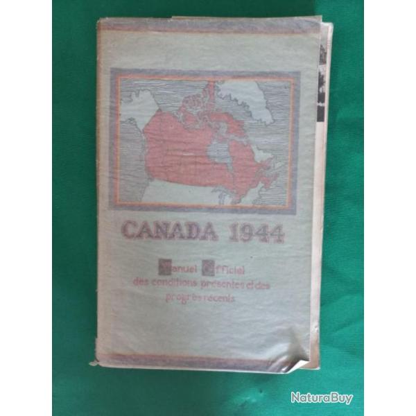 livre canada 1944 manuel officiel des conditions et des progrs prsent