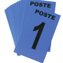 CARTE DE POSTE NUMEROTÉ 1-24 Vert