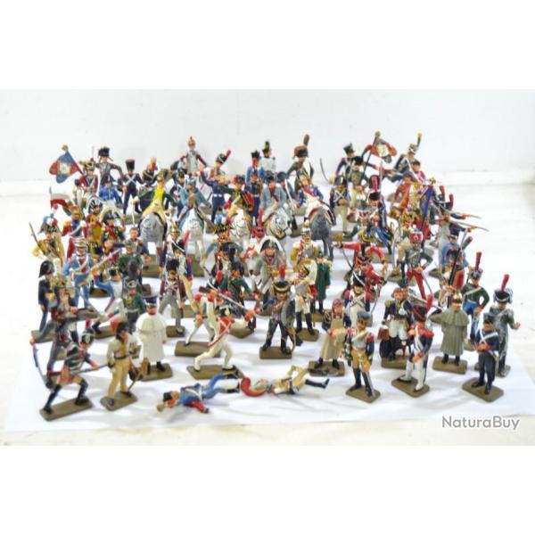 Lot collection figurines Starlux ditions Atlas soldats Napolon Empire miniatures soldats de plomb