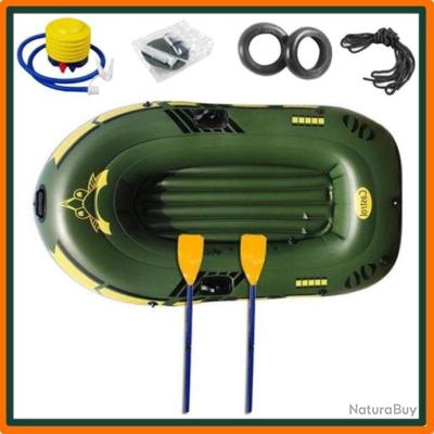 Bateau Gonflable NEMAXX 230cm - Pour 2 Personnes - Inclut Pagaies, Pompe Et Sac De Transport