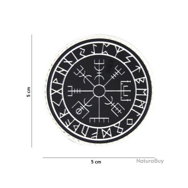 Patch 3D PVC Runes Protection Noir (101 Inc)