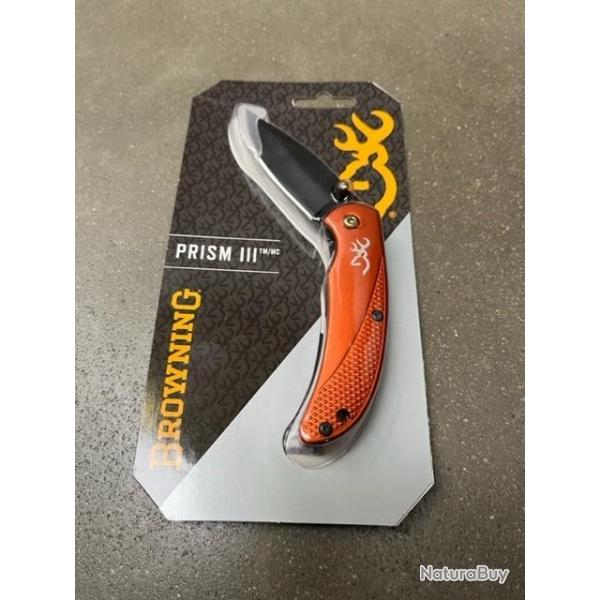 COUTEAU BROWNING PRISM III ORANGE