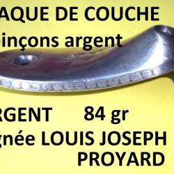 plaque de couche ARGENT 84 gr signée poinçonnée - VENDU PAR JEPERCUTE (D23E4)