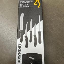 COUTEAU BROWNING AL FISH&GAME BUTCHER KIT
