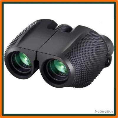 RUMOCOVO®Jumelles Compactes -10x50 Jumelles Adultes Puissantes-lentille BAK4 Prisme FMC Avec