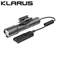 Lampe Torche Klarus GL4 - 3300 Lumens - Rechargeable + Fixation picatinny + Interrupteur déporté