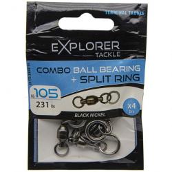 Combo Ball Bearing + Split Ring Explorer Tackle 105kg