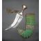 petites annonces chasse pêche : SUPERBE POIGNARD JAMBIYA DU YEMEN DES ANNEES 40/50, JOLIES DECORATIONS ET AMULETTE