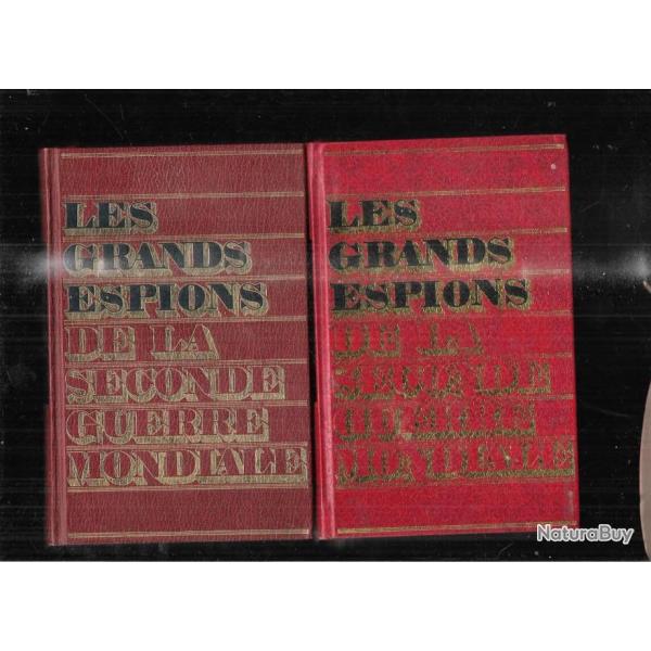 les grands espions de la seconde guerre mondiale  en 2 volumes , historama