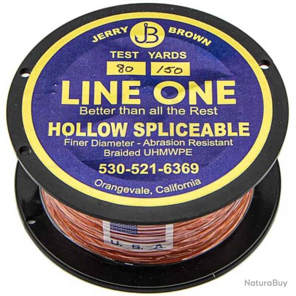 Jerry Brown Spliceable Hollow (150YDS) 80lb Orange