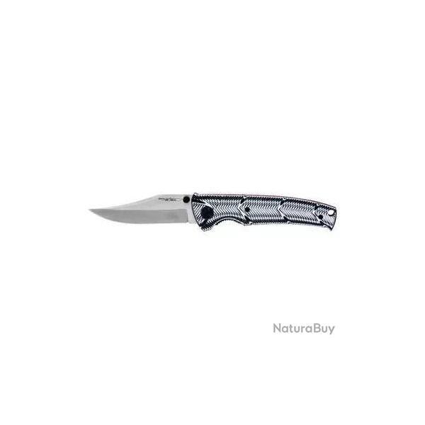Couteau Pliant Polaris Zorra Lame 8 cm Acier 440 Survie Outdoor G10 Liner-Lock Acier D2 Clip Ceintur