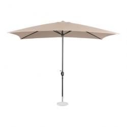 Grand parasol de jardin rectangulaire 200 x 300 cm crème 14_0007557