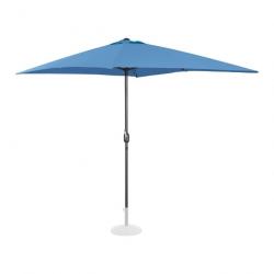 Grand parasol de jardin rectangulaire 200 x 300 cm bleu 14_0007571