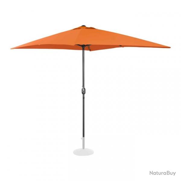 Grand parasol de jardin rectangulaire 200 x 300 cm orange 14_0007558