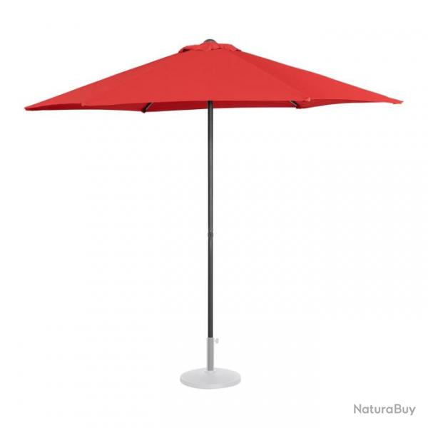 Grand parasol de jardin hexagonal diamtre 270 cm rouge 14_0007581