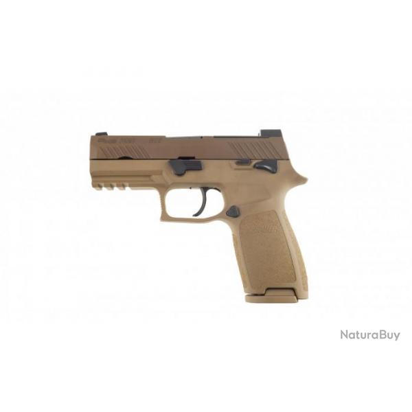 PISTOLET SIG SAUER P320 M18 COYOTE TAN CAL.9MM OPTIC READY