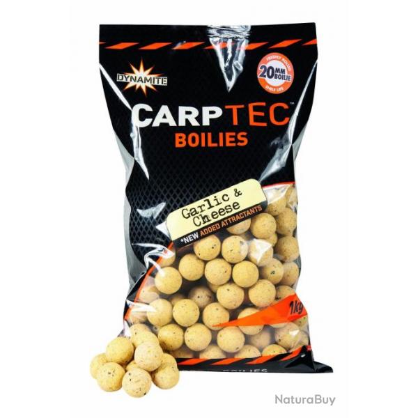 Bouillette Dynamite Baits Carptec Garlic & Cheese 1kg 20MM