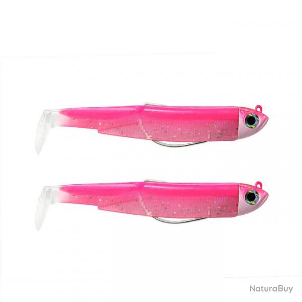 Double Combo Fiiish Black Minnow 90 Shore - 5g Fluo Pink - UV